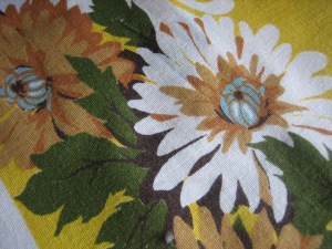Vintage Tablecloth Close-up